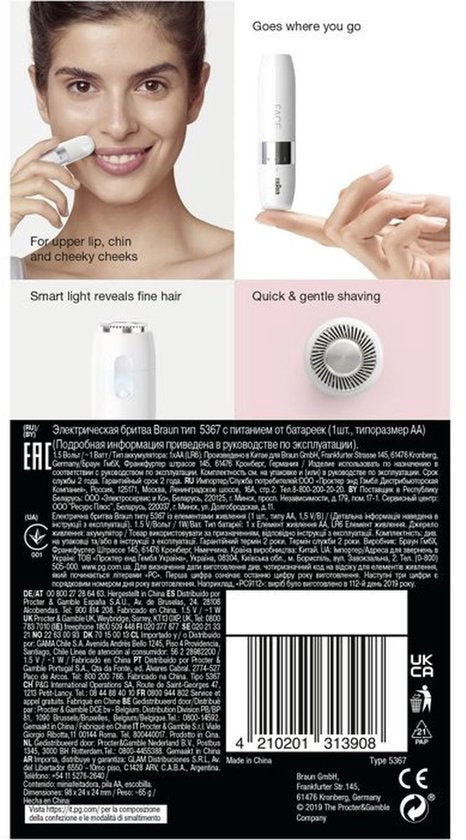 Braun Face FS1000 - Mini épilateur pour le visage