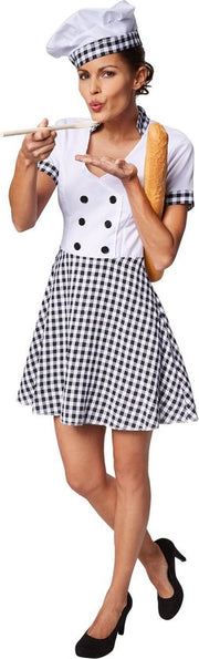 Dressforfun Costume Femme Chef S - déguisement costume halloween déguisement soirée carnaval costume carnaval robe de soirée - 301508