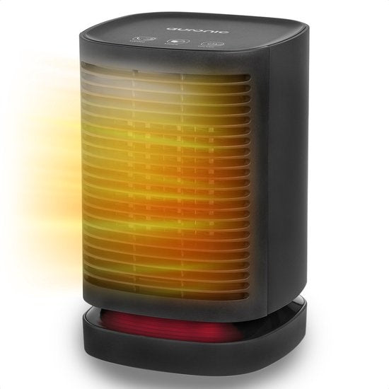 Chauffage à ventilation - Auronic - 3 niveaux - 950W - Indication LED - Rotatif - Noir
