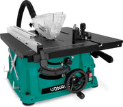 VONROC Table de sciage - modèle compact - 1500W - 5000rpm - Ø210mm - Lame de scie 40T incluse