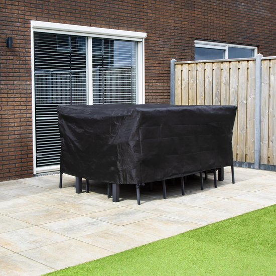 VONROC Premium garden set cover L - 245x150x95cm - Pour table de jardin avec 6-8 chaises