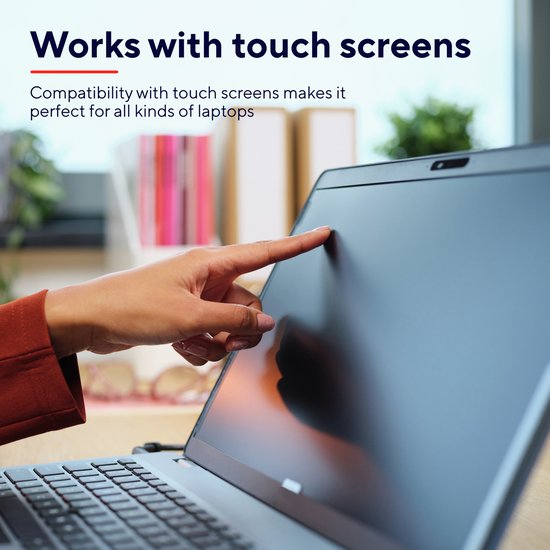 Filtre de confidentialité Trust Primo - 15,6 pouces – Filtre de confidentialité pour écran d'ordinateur portable – Angle de vision de 60°