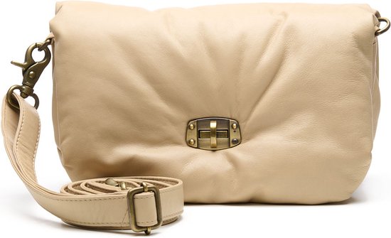Chabo Bags - Diva Small - Sac à bandoulière - Sac à bandoulière - Cuir - Crème