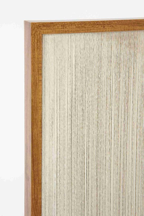 Mica Decorations Décoration murale Cercle - L50 x L60 x H3 cm - Beige