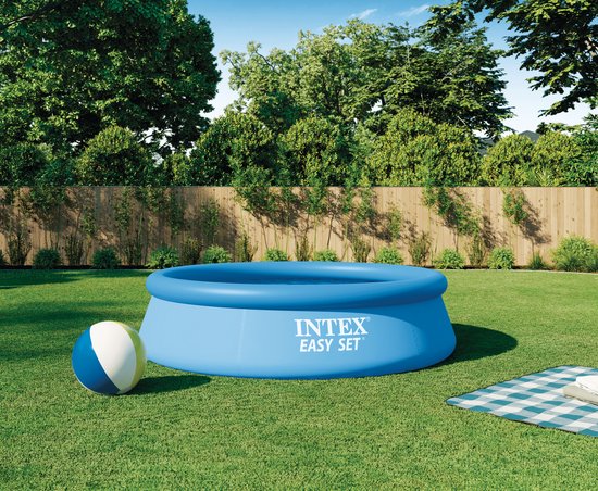 Kit de piscine gonflable Intex Easy Set - Ø 305 x 76 cm avec pompe-filtre