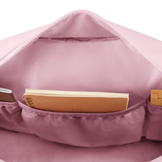 Skycases Weekend Bag - Article personnel - Bagage à main pour Ryanair et Transavia - Imperméable et spacieux - Compartiments intelligents - Idéal pour le voyage et l'utilisation quotidienne - Rose