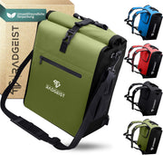 RADGEIST 3in1 sac à vélo pour porteur I sac à vélo et sac à dos 25L I 100% étanche