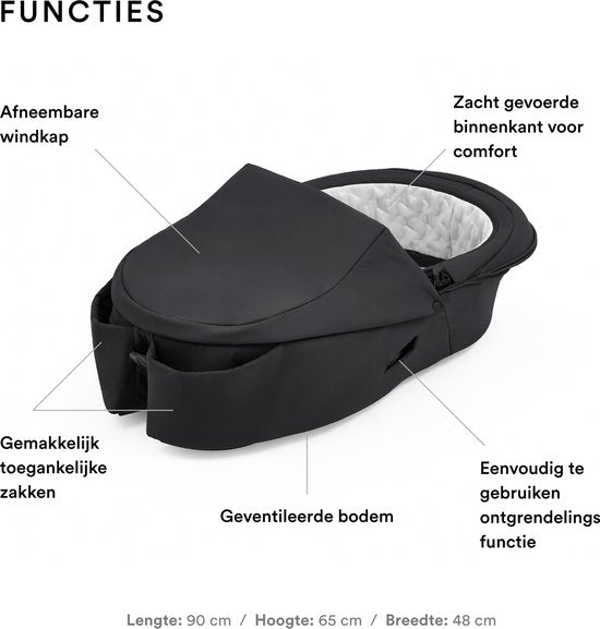 Nacelle de voyage Stokke® Xplory® X Rich Black