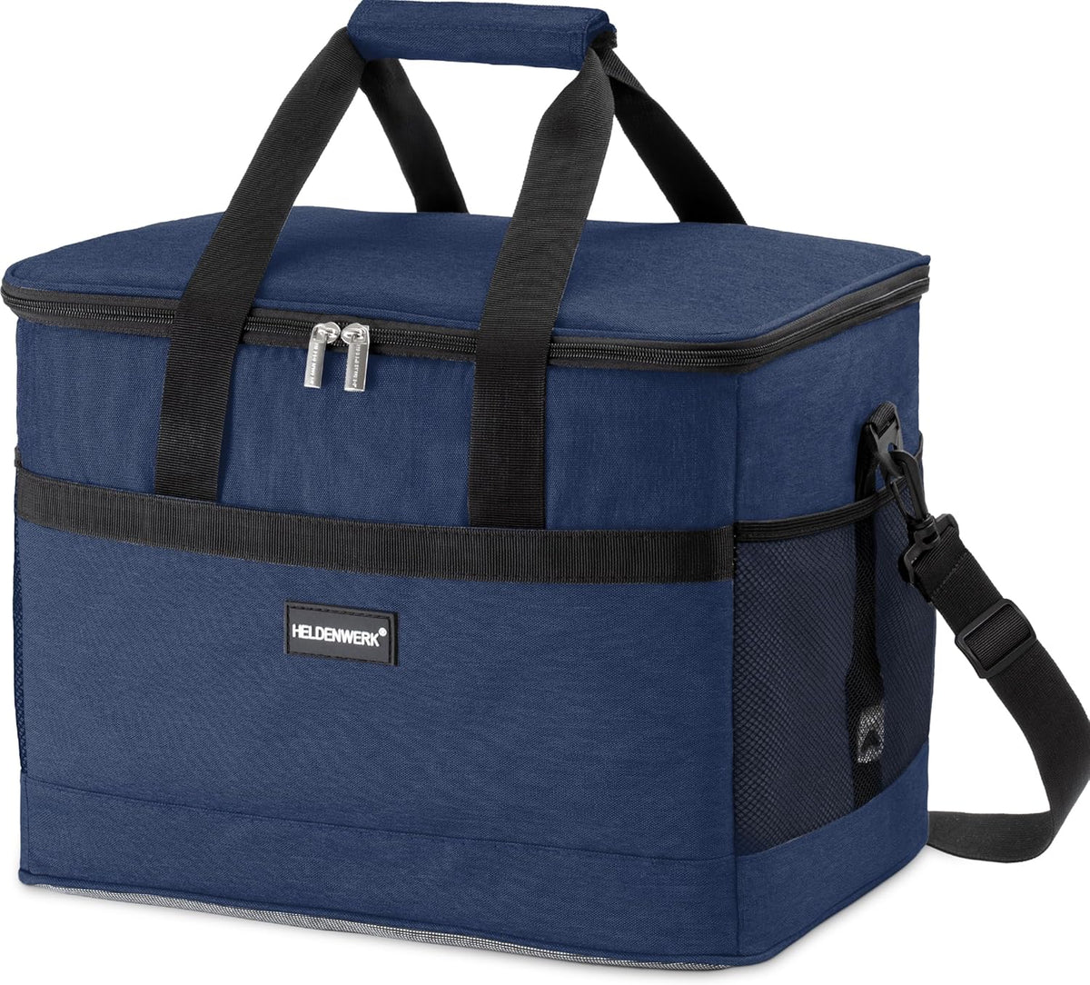 Sac de refroidissement Heroic - 30L - 12 heures - 7 compartiments - Bleu marine