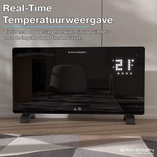 Réchaud électrique Erikssøn - 1500W - Noir