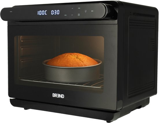BREND BR-2234 Four à vapeur Airfryer Combi XXL autoportant - Affichage digital tactile - Autonettoyant - Minuteur - Rôtisserie - Avec accessoires - 24 litres