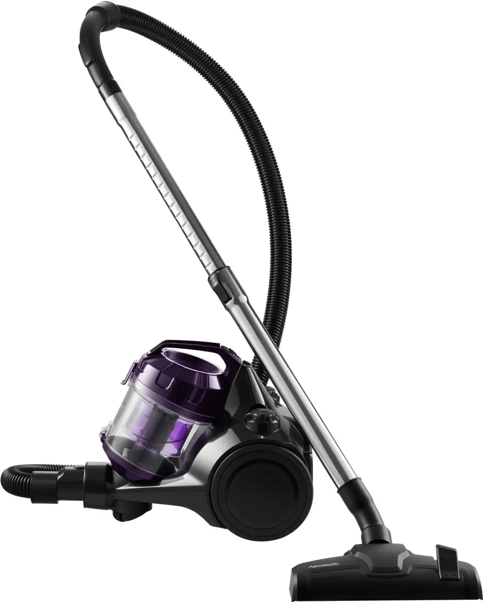 Aspirateur sans sac HANSEATIC HBLVC700BVMC – Technologie cyclonique – Filtre HEPA H12 – 2 L