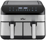Friteuse à air chaud Bear Double – Friteuse à air chaud 9 L avec 2 paniers – 2 400 W – Réglage indépendant de la température et 8 programmes – Écran numérique – QZG-F24F1