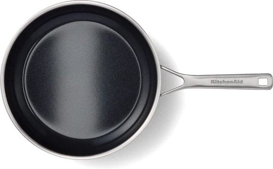 Poêle KitchenAid Multi-Ply ø 24 cm - acier inoxydable - induction - antiadhésive - sans PFAS