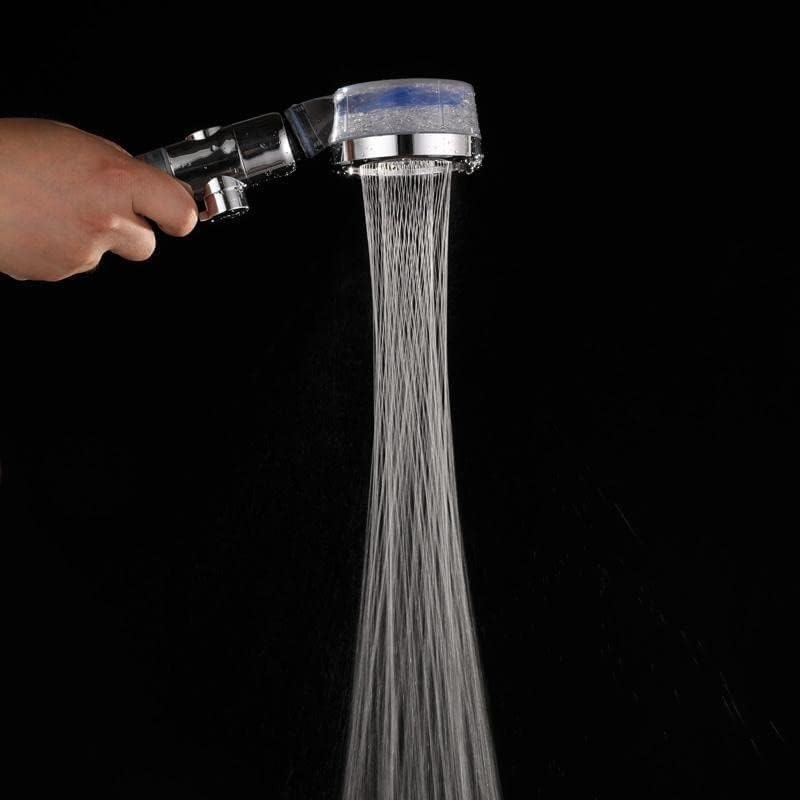 Pomme de douche EcoTornado - 31 x 13 cm - Argent - Économie d'eau - Avec turbine