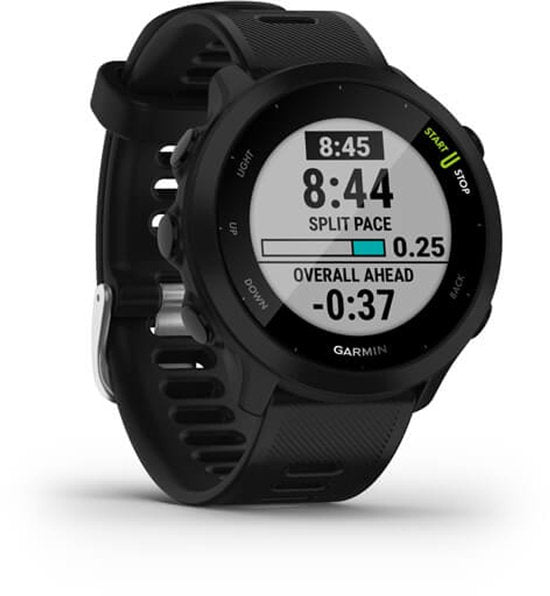 Garmin Forerunner 55 - Montre de sport avec GPS - Idéale pour la course à pied - 42 mm - Noir
