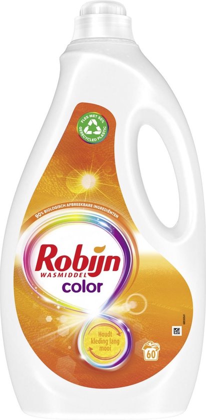 Robijn - Lessive liquide - Couleurs - 60 lavages