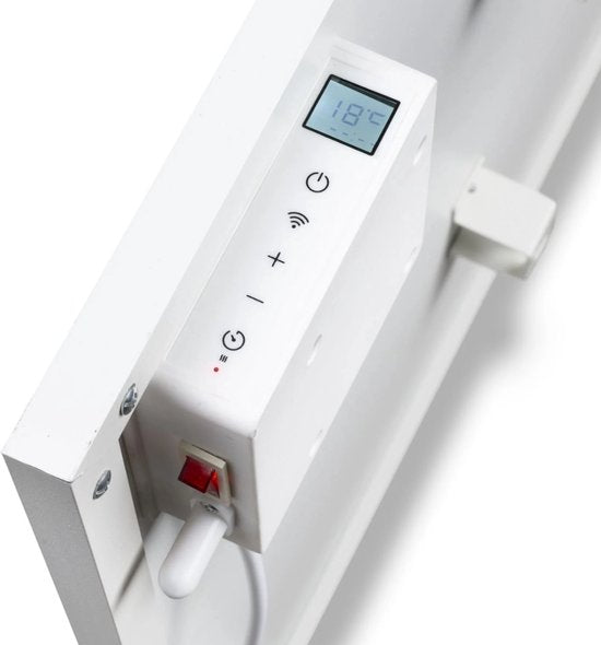 Panneau infrarouge – Radiateur électrique Princess 700 W - 125 x 65 cm - Radiateur infrarouge - Panneau chauffant infrarouge 348070 – Application mobile incluse – Intelligent - Wi-Fi - avec application - Autonome/Montage mural - Économe en énergie - Panne