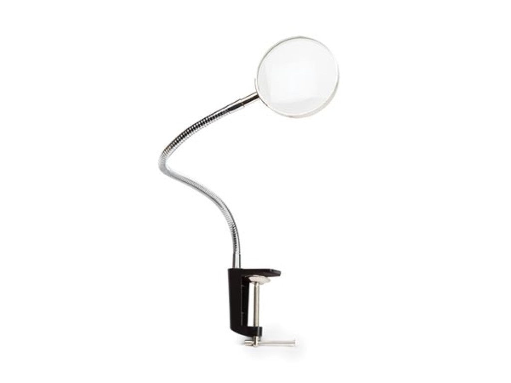 Loupe Velleman, avec col de cygne et pince de table, 1,75x