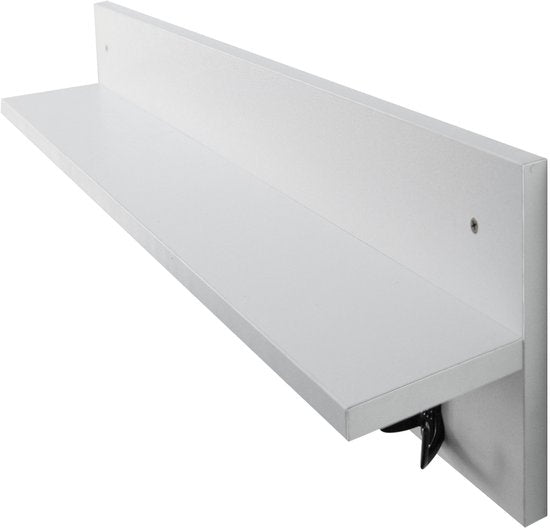 DMV - Baguette - Baguette murale - étagère de rangement - fonctionnelle - élégante - blanche