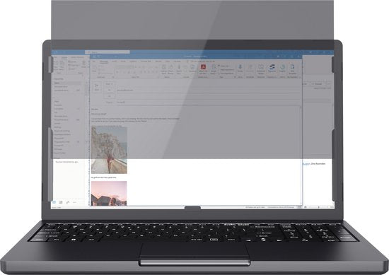 Filtre de confidentialité Trust Primo - 15,6 pouces – Filtre de confidentialité pour écran d'ordinateur portable – Angle de vision de 60°