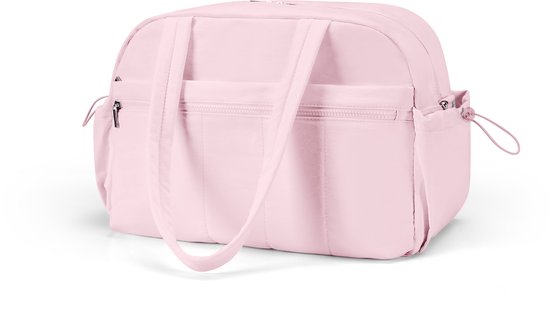 Skycases Weekend Bag - Article personnel - Bagage à main pour Ryanair et Transavia - Imperméable et spacieux - Compartiments intelligents - Idéal pour le voyage et l'utilisation quotidienne - Rose