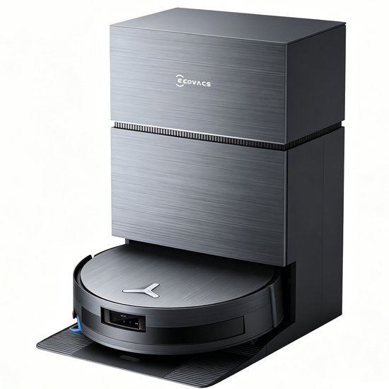 Robot aspirateur ECOVACS DEEBOT X11 PRO OMNI – 19 500 Pa – Recharge rapide PowerBoost – Serpillière à rouleau OZMO – Système anti-enchevêtrement ZeroTangle 3.0 – Détection des taches par IA 2.0 – Station OMNI 2.0 autonettoyante – Système d’escalade TruePa