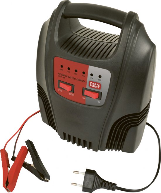 Chargeur de batterie Carpoint pour voiture 8 A, 6-12 volts - Chargeur de batterie pour voiture ou moto
