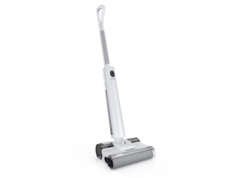 Aspirateur JONR S20 Pro Wet & Dry avec station d'accueil – Conception à 180° pouvant se poser à plat – Nettoyeur de sols humides et secs – Blanc