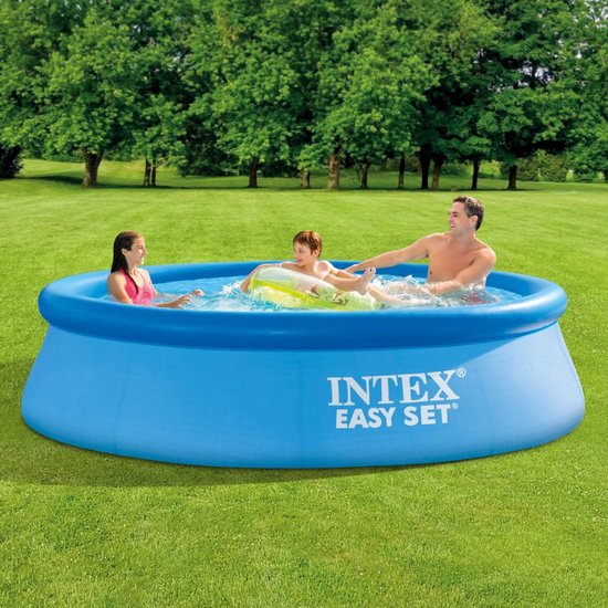 Kit de piscine gonflable Intex Easy Set - Ø 305 x 76 cm avec pompe-filtre