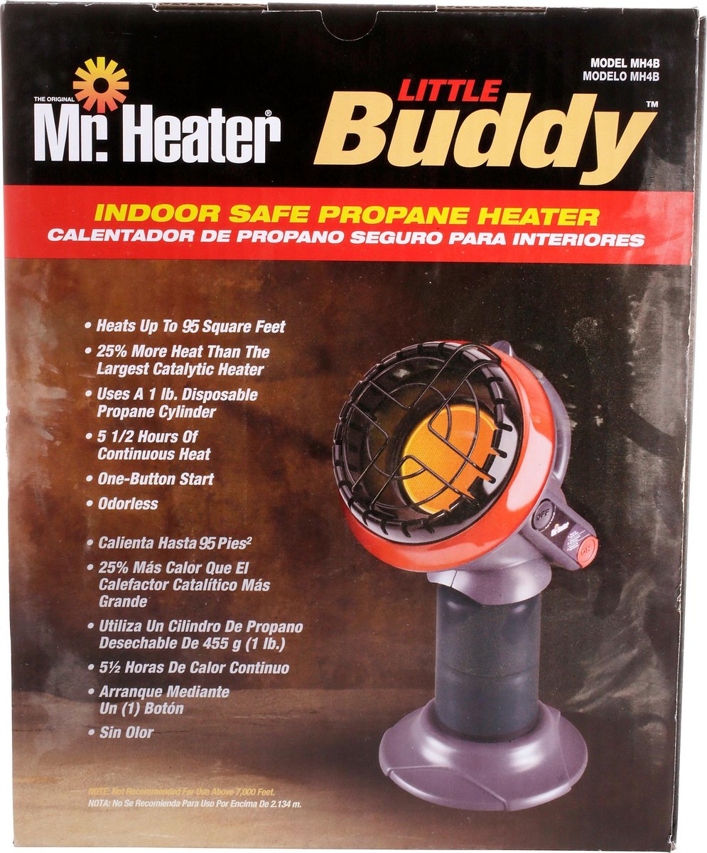Mr. Heater MH4BDF - Réchauffeur à gaz portable - 1.1 kw - réchaud de camping