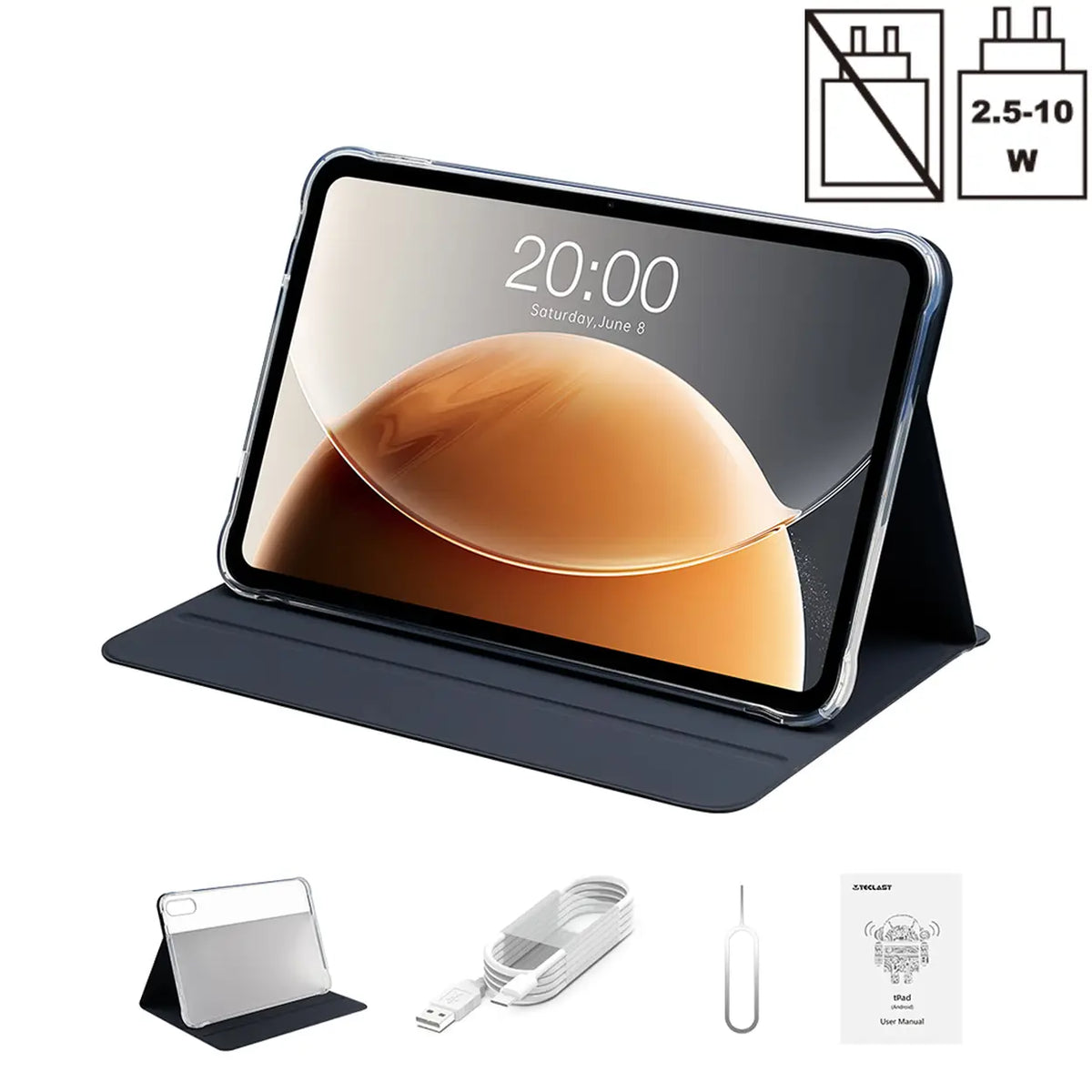 Tablette Teclast T65 : écran 13,4 pouces à 120 Hz - Android 16 - processeur octa-core à 2,2 GHz - 20 Go de RAM (8 + 12 Go virtuels) + 128 Go