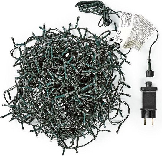 Guirlande lumineuse de Noël - 40 ampoules LED - blanc chaud - 300 cm - guirlande de Noël