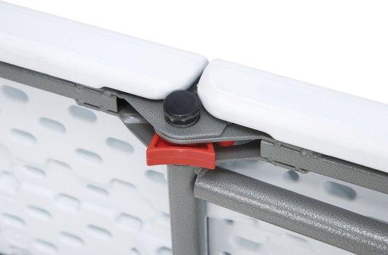 Table de bière pliable AXI Elba – Blanche – 180 x 74 x 75 cm – Pliable – Avec poignées – Idéale à emporter – Structure en acier et plastique HDPE – Portable et peu encombrante – Jusqu’à 150 kg