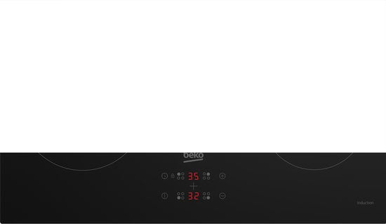 Plaque de cuisson Beko HII 64400 MT, noire, encastrable, 60 cm, à induction, 4 zones de cuisson