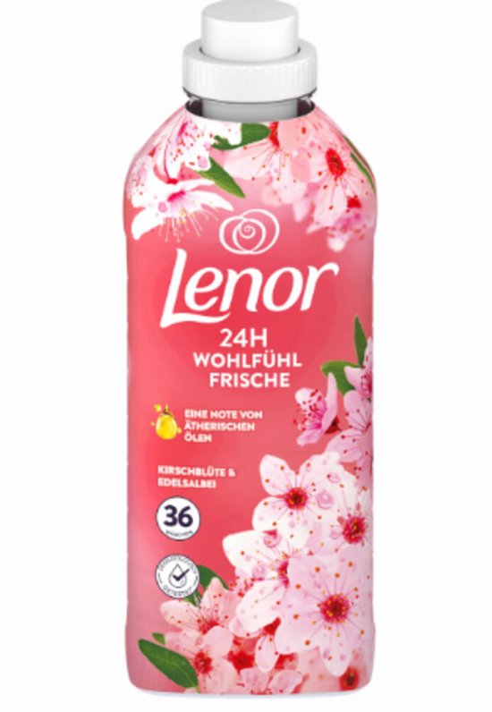 Adoucissant Lenor Cherry Blossom & Sage, 36 lavages, 756 ml