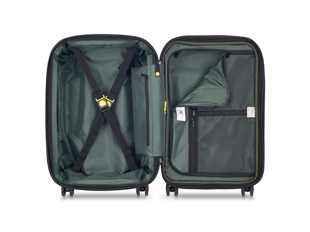 Ensemble de valises à roulettes Delsey Rempart - 2 pièces - 55 cm et 80 cm - Anthracite