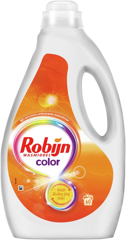 Robijn - Lessive liquide - Couleurs - 60 lavages