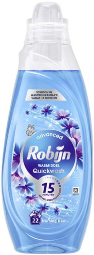 Robijn Advanced Quickwash Lessive liquide Morning Dew 22 lavages 837 ml