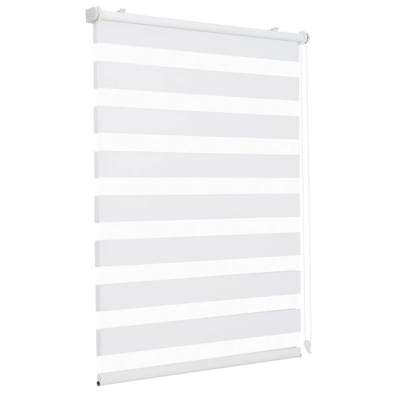 Store enrouleur Sekey Duo sans perçage - 45 x 150 cm - Réglage de la luminosité - Revêtement thermoprotecteur - Blanc