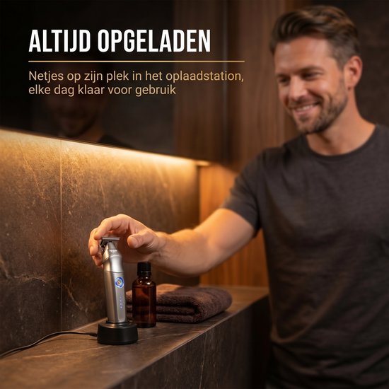 Tondeuse pour cheveux pour hommes - Kit de tondeuse pour cheveux et barbe - Tondeuse à barbe et tondeuse à cheveux - USB-C