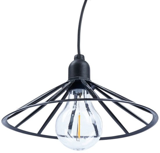 Vilde - Guirlande LED d'extérieur - 6 ampoules - 5,5 m - Fonction minuterie