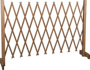 Barrière pour chiens extensible - Maxxpro -extensible de 30 à 117 cm - sans perçage - Barrière pour chiens intérieure et extérieure - Bois