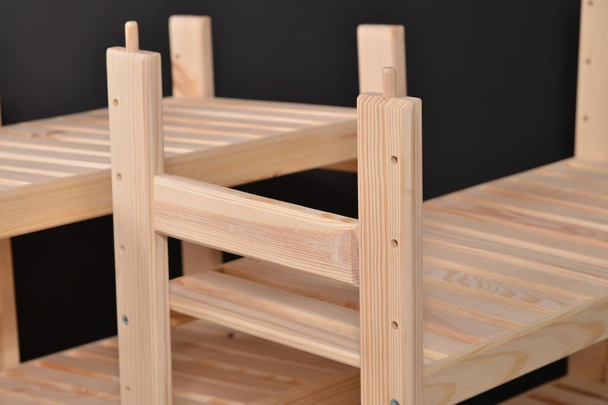 Stolarstwo Wochnik S.C. Étagère de rangement en bois - 3 tablettes - Pin