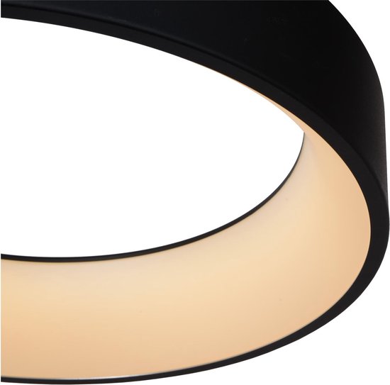 Lucide TALOWE LED - Suspension - Ø 60 cm - LED à intensité variable - 1x39 W 3000 K - Noir