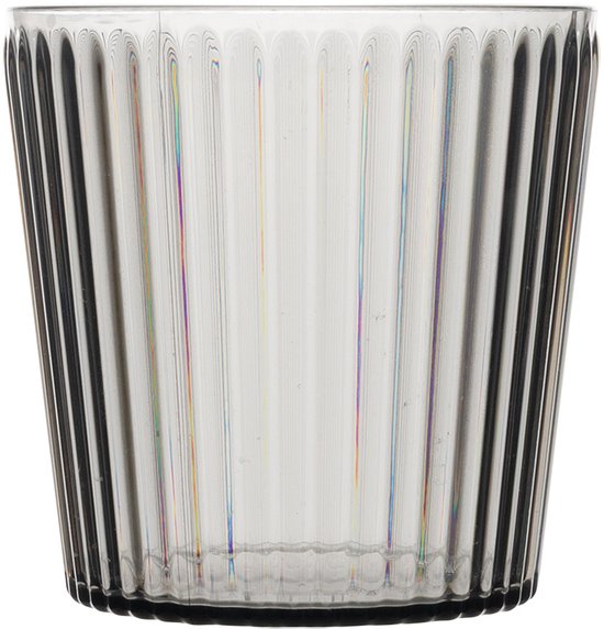 Bo-Camp - Verre à eau - Nomad - RPET - Gris - 400 ml - 4 pièces