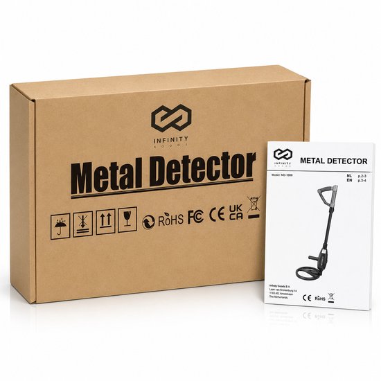 Détecteur de métaux Infinity Goods Advanced - Kit complet - Adultes et enfants - Professionnel