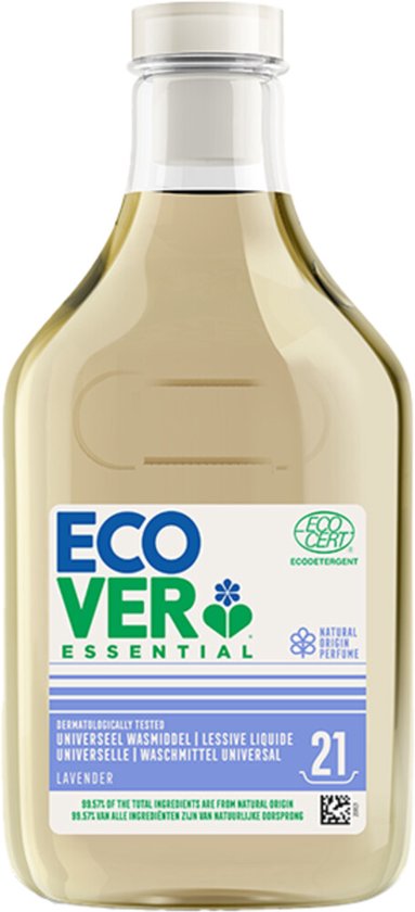 Ecover - Lessive liquide à la lavande - 6 x 750 ml - Lot économique