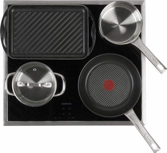 Siemens ET645HN17E - iQ300 - Plaque de cuisson vitrocéramique - 60 cm - touchControl - cadre affleurant