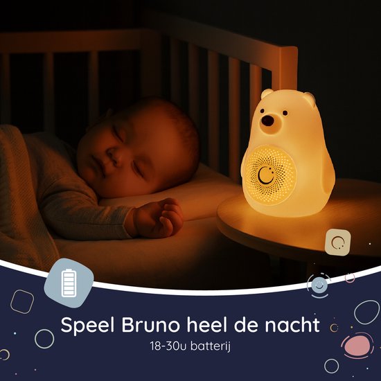 Numsy Bruno White Noise Machine Baby - Appareil à bruit blanc - 2026